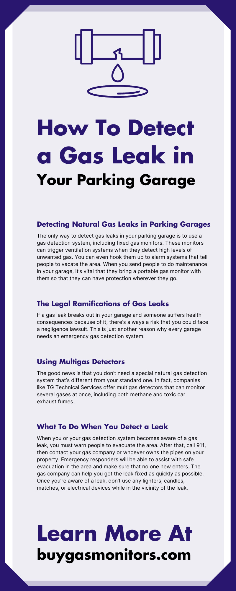 How To Detect a Gas Leak in Your Parking Garage